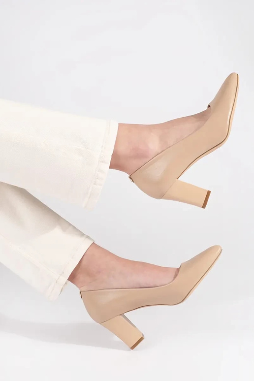 beige High heels Sergio Leone