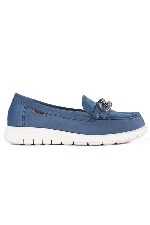 of suede blue INomens moccasins Inith...