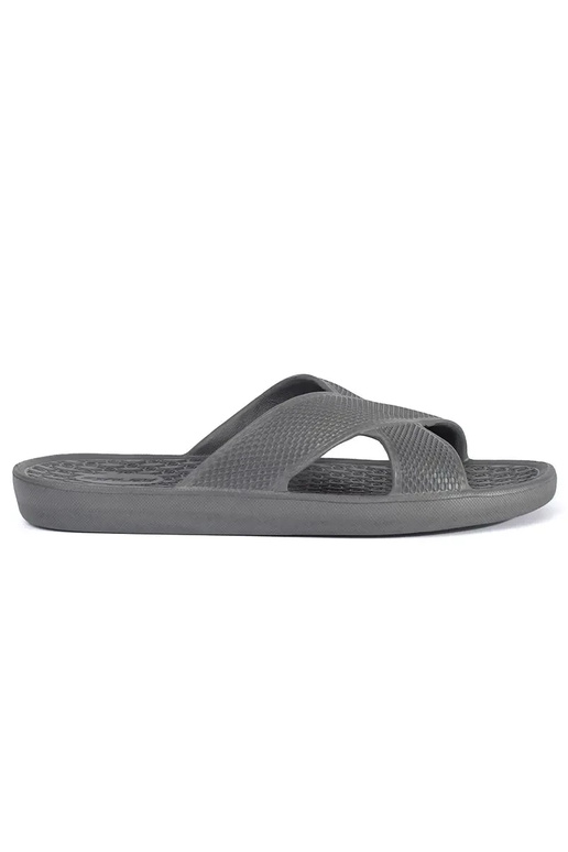 gray slippers basenoIne mens