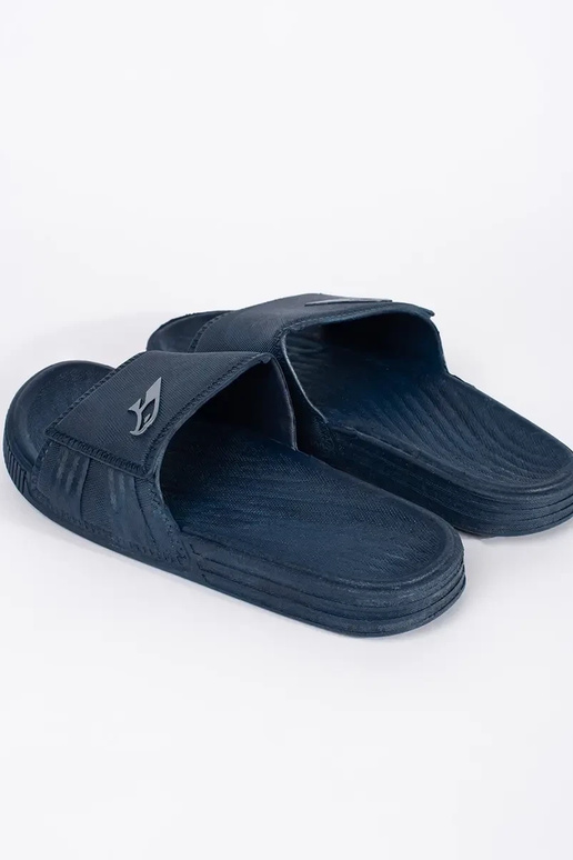 blue slippers mens