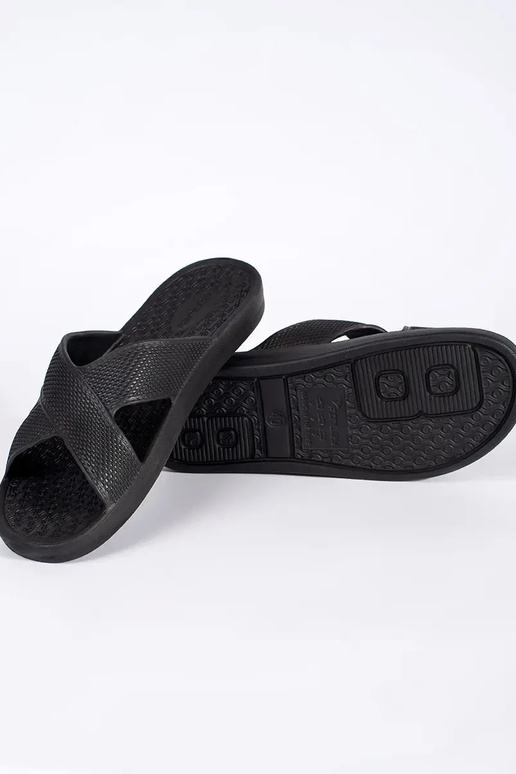 black slippers basenoIne mens