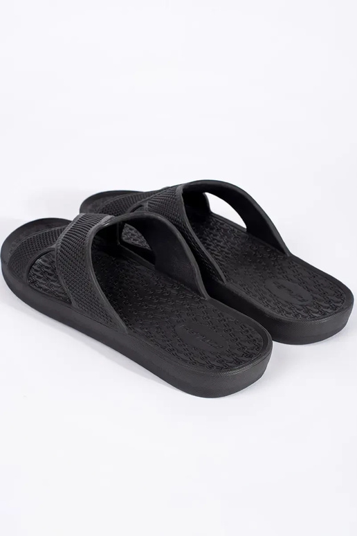 black slippers basenoIne mens