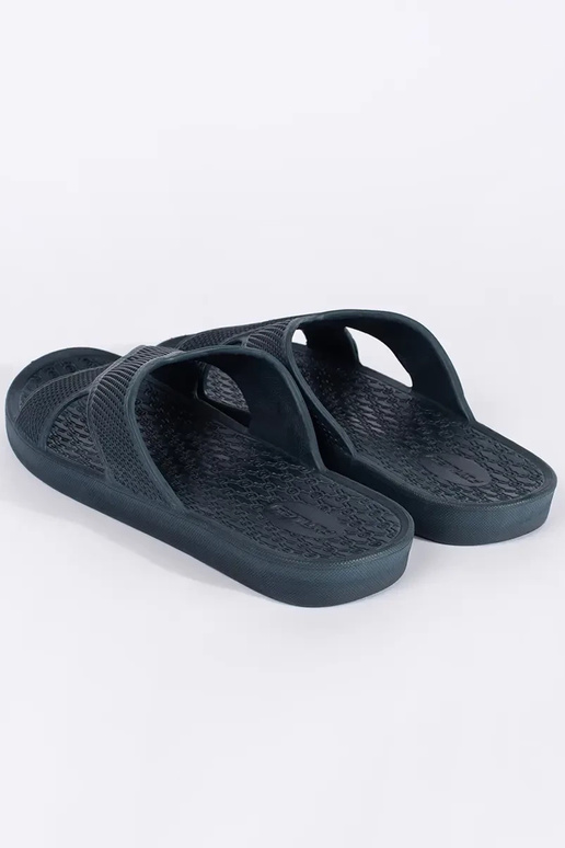 dark blue slippers basenoIne mens