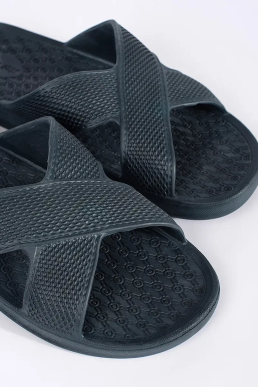 dark blue slippers basenoIne mens