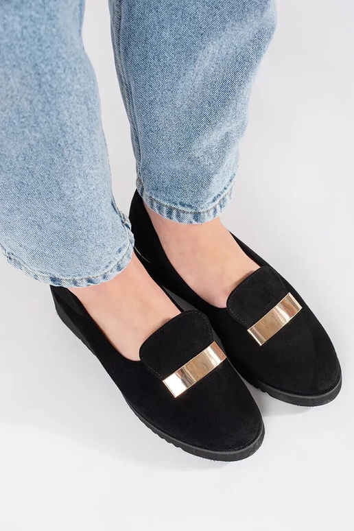 black shoes on a Inedge