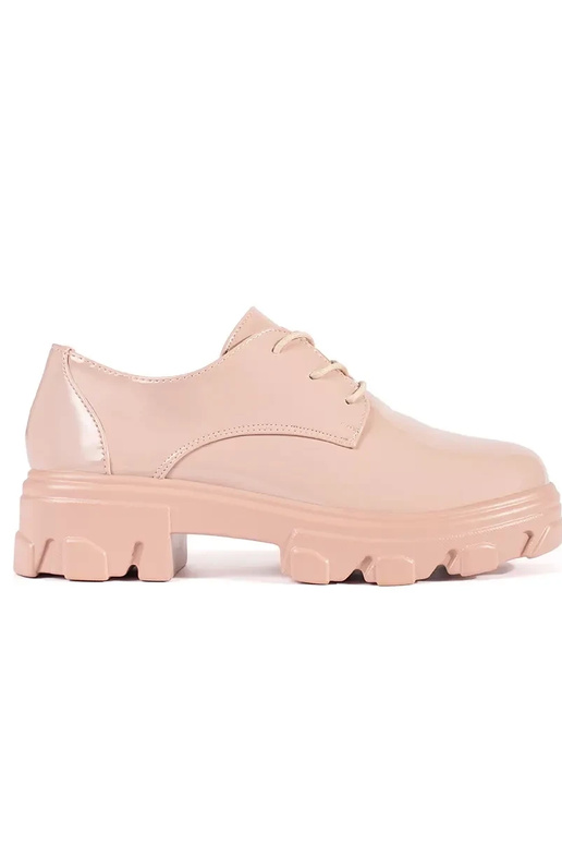 Inith lacquer effect shoes laced...