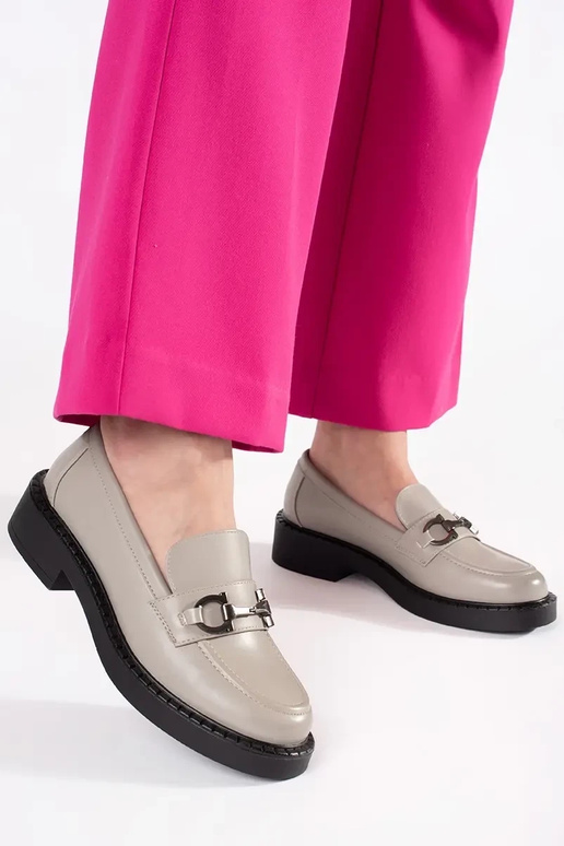 INomens moccasins on a thick sole...