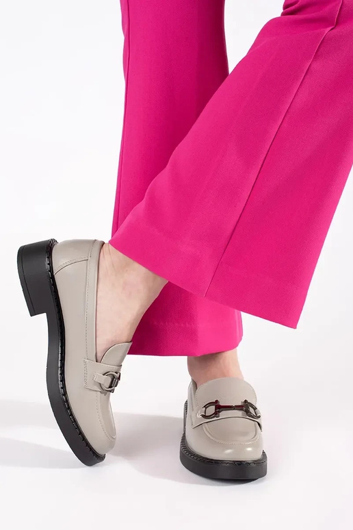 INomens moccasins on a thick sole...