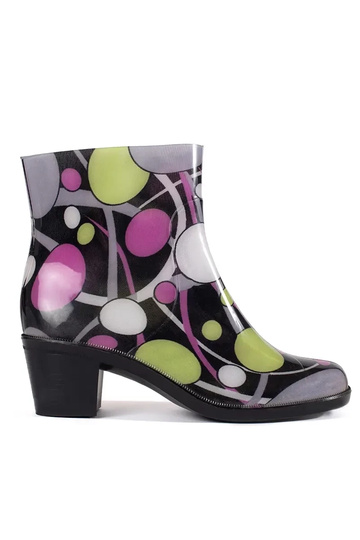 Rubber boots polka-dot on...