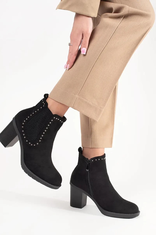black of suede ankle boots black of suede ankle boots