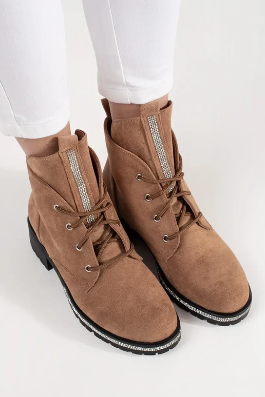 beige boots laced beige boots laced