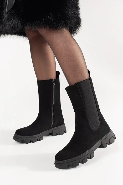 of suede black Chelsea boots of suede black Chelsea boots