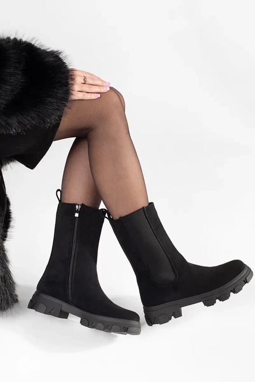 of suede black Chelsea boots of suede black Chelsea boots