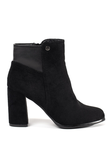 of suede ankle boots black