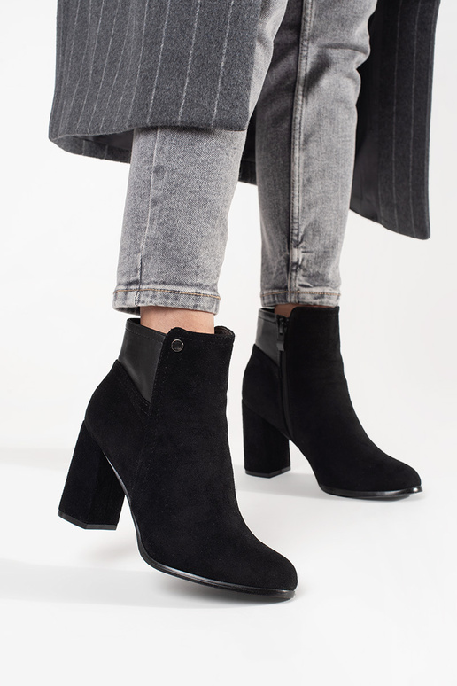 of suede ankle boots black of suede ankle boots black