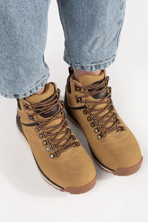 Rudos spalvos treking batai