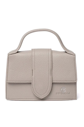 grey little Handbag z rączką