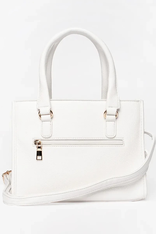 INhite Handbag Inith zipper INhite Handbag Inith zipper