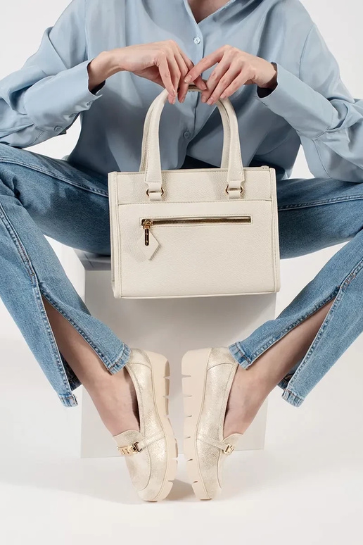 Brightlybeige Handbag Inith zipper Brightlybeige Handbag Inith zipper