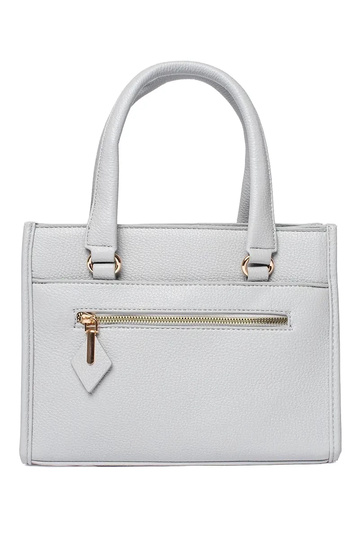 grey Handbag Inith zipper
