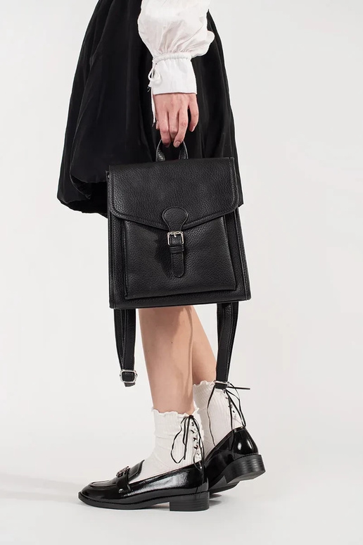 Czarny plecak damski