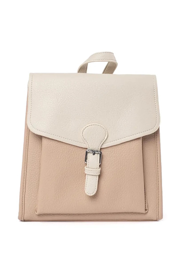 ivory backpack ladies z klapą