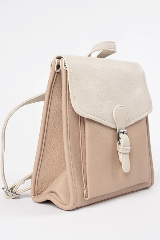 ivory backpack ladies z klapą