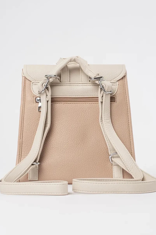 ivory backpack ladies z klapą