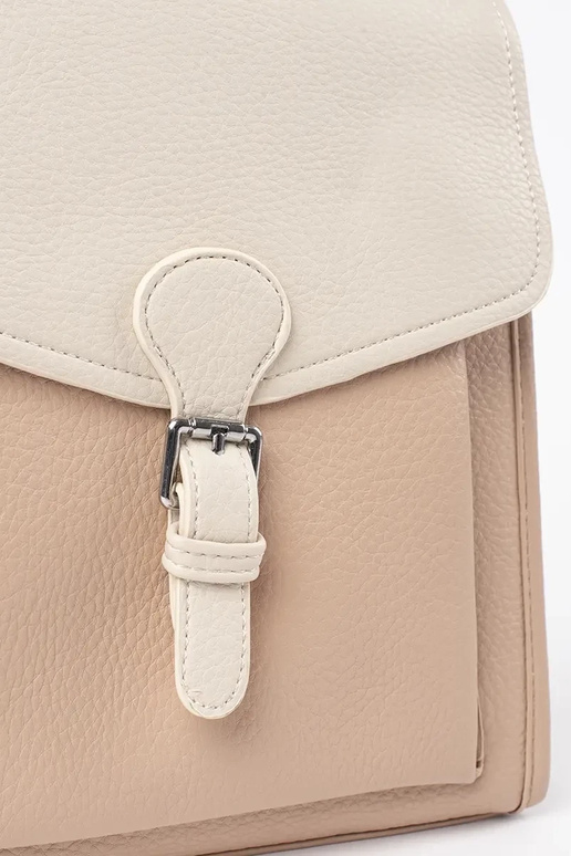 ivory backpack ladies z klapą