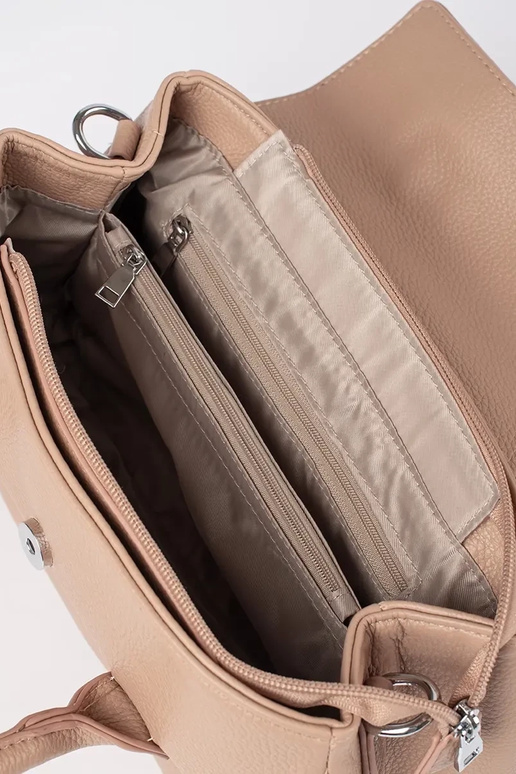 Balta moteriška rankinė su dirželiais