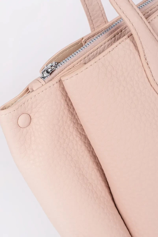 pink Handbag shopper eco leather pink Handbag shopper eco leather