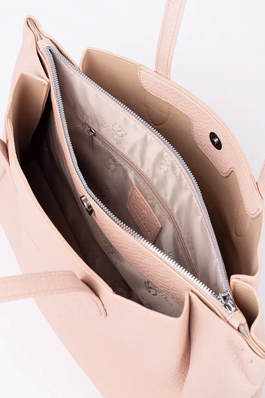 pink Handbag shopper eco leather pink Handbag shopper eco leather