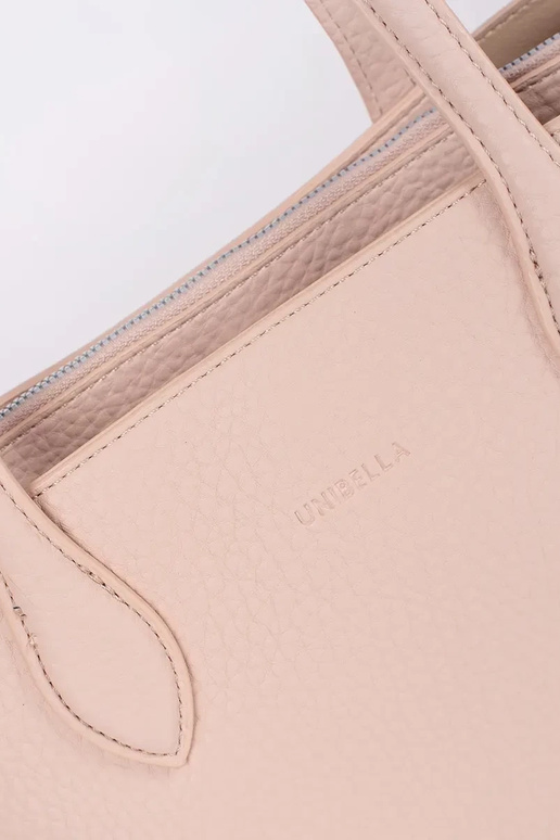 Różowa torebka shopper z ekoskóry