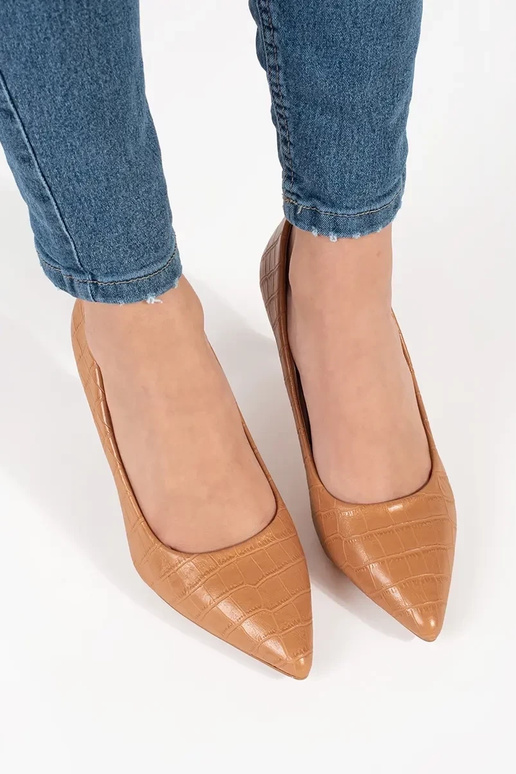 beige High heels on a high heel beige High heels on a high heel