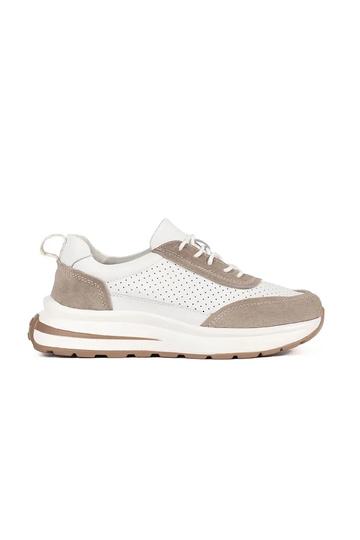 Leather openInork sneakers...