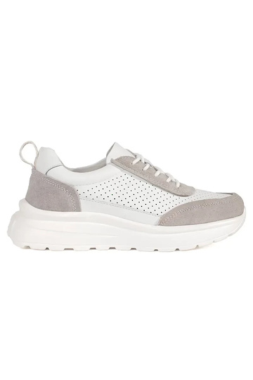 Leather openInork sneakers...