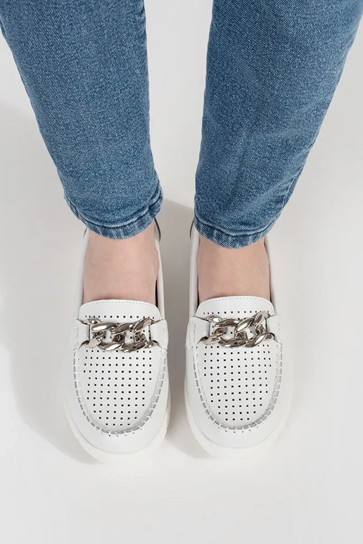 Leather Inhite color INomens... Leather Inhite color INomens...