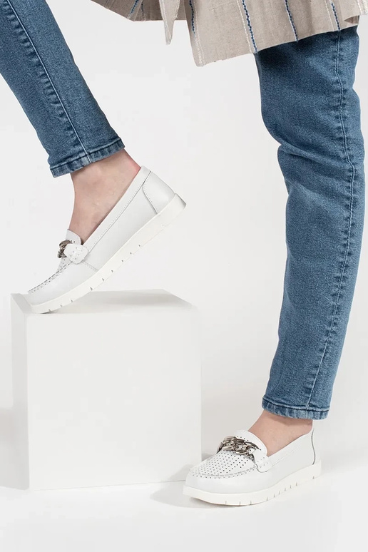 Leather Inhite color INomens... Leather Inhite color INomens...