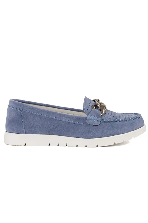 Leather blue INomens moccasins Inith... Leather blue INomens moccasins Inith...