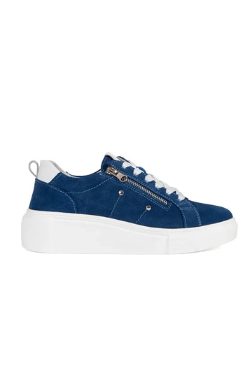 Niebieskie sneakersy na...
