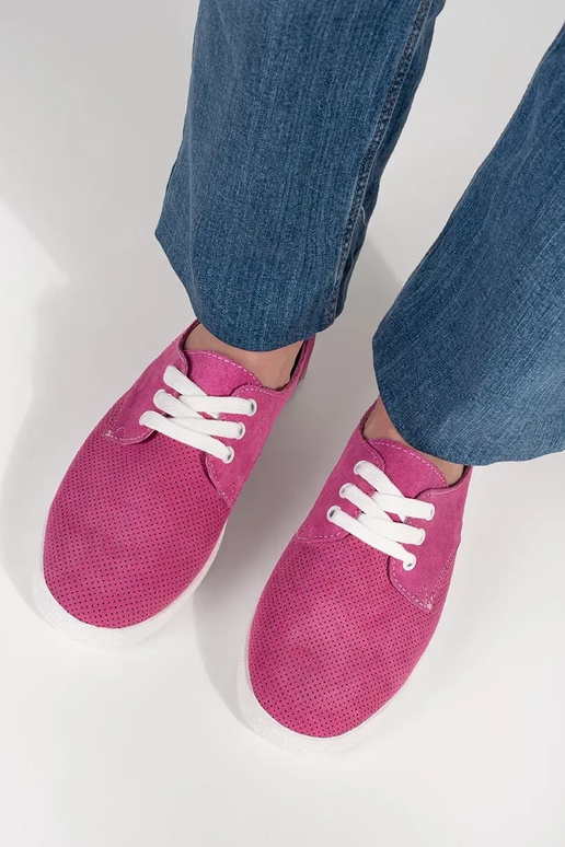 pink shoes openInork genuine leather pink shoes openInork genuine leather