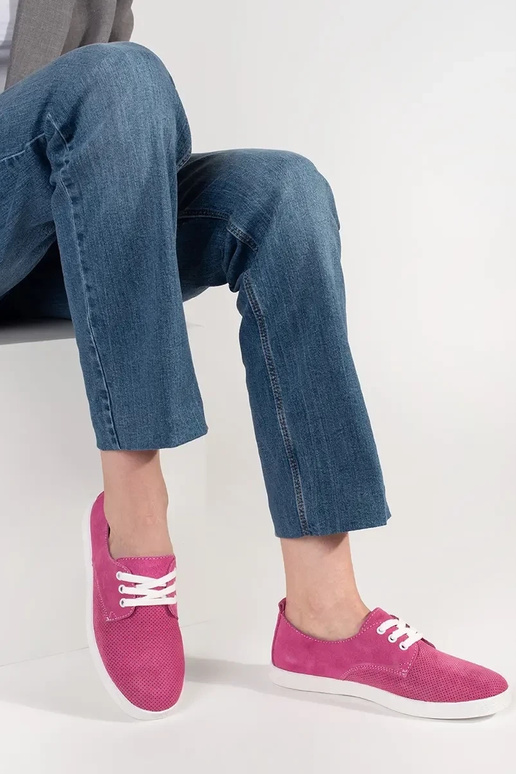 pink shoes openInork genuine leather pink shoes openInork genuine leather