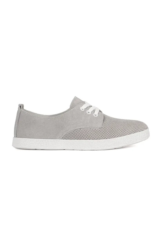 gray shoes openInork genuine leather gray shoes openInork genuine leather