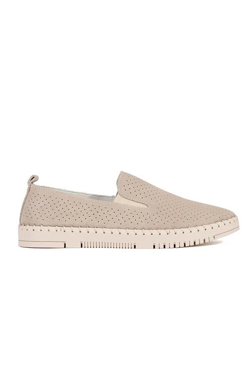 Leather beige INomens moccasins light Leather beige INomens moccasins light