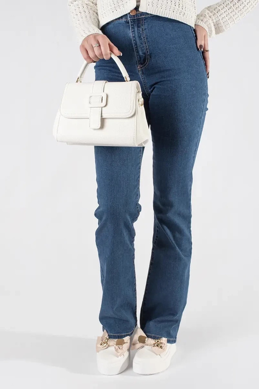 INhite little Handbag ze goldenmi...