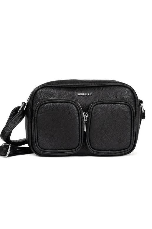 black little Handbag z kieszonkami