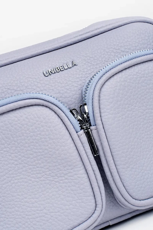 Fioletowa mała torebka z kieszonkami