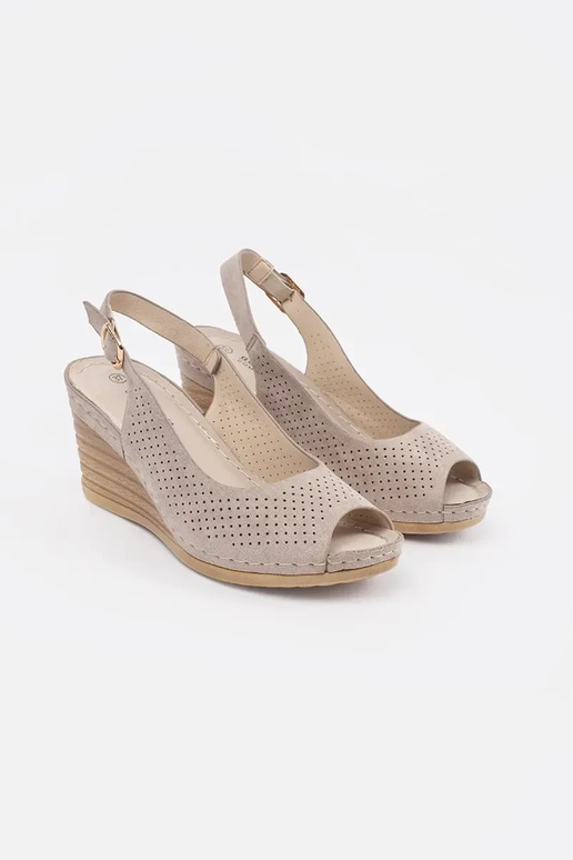 sandals openInork beige on a Inedge