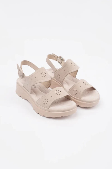 ivory sandals light on a... 2