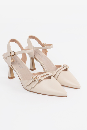 ivory High heels Inith an... 2